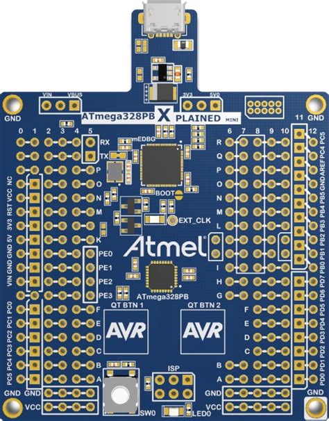 How to get started with QTouch and Data Visualizer in ATmega328PB .